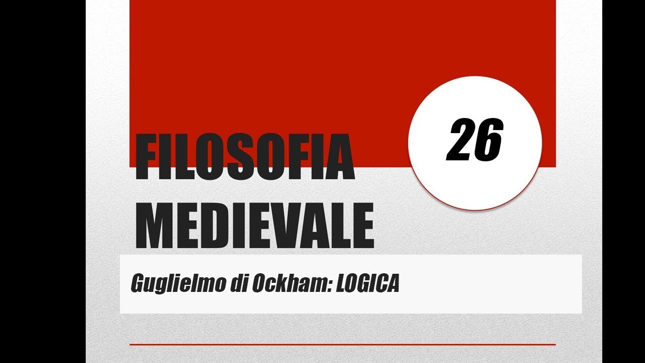 Guglielmo di #Ockham - La logica