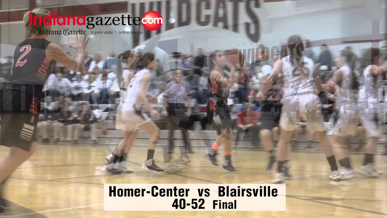 Jam Cam  Homer-Center vs Blairsville Girls Basketball Jan. 12, 2016