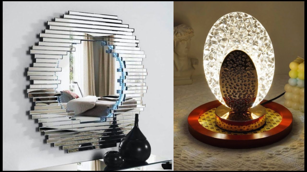 Diy Glam Wall Mirror And Wall Sconce | Diy | Fashion Pixies