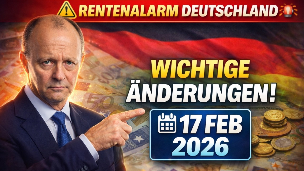 ⚠️ Rentenalarm Deutschland: Wichtige Änderungen bei der Rentenzahlung beginnen am 17. Februar 2026