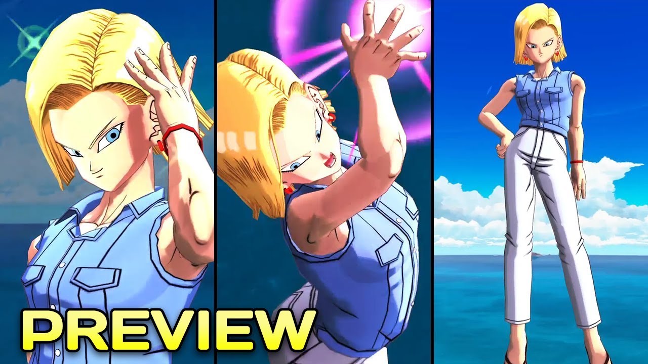 Предварительный просмотр Android 18 — Dragon Ball Legends