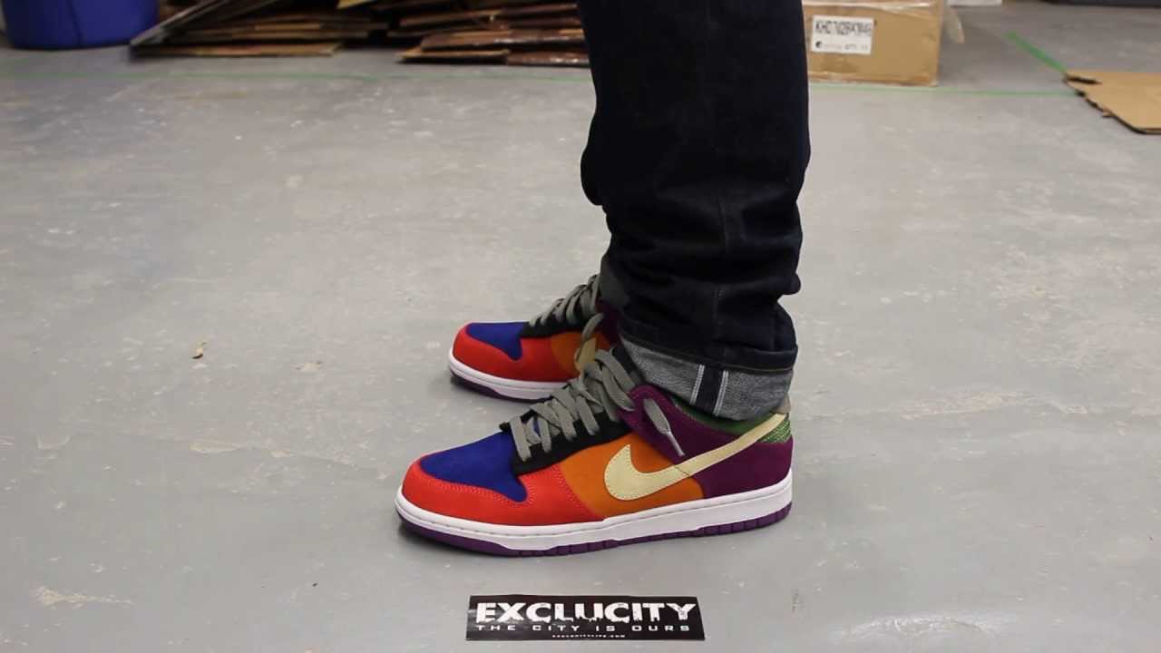 Nike Dunk Premium Low "Viotech" On-feet Video at Exclucity