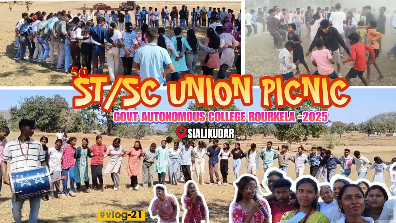 ST/SC UNION PICNIC GOVERNMENT AUTONOMOUS COLLEGE ROURKELA -2025 | 50TH ANNUAL PICNIC AT📍SIALIKUDAR