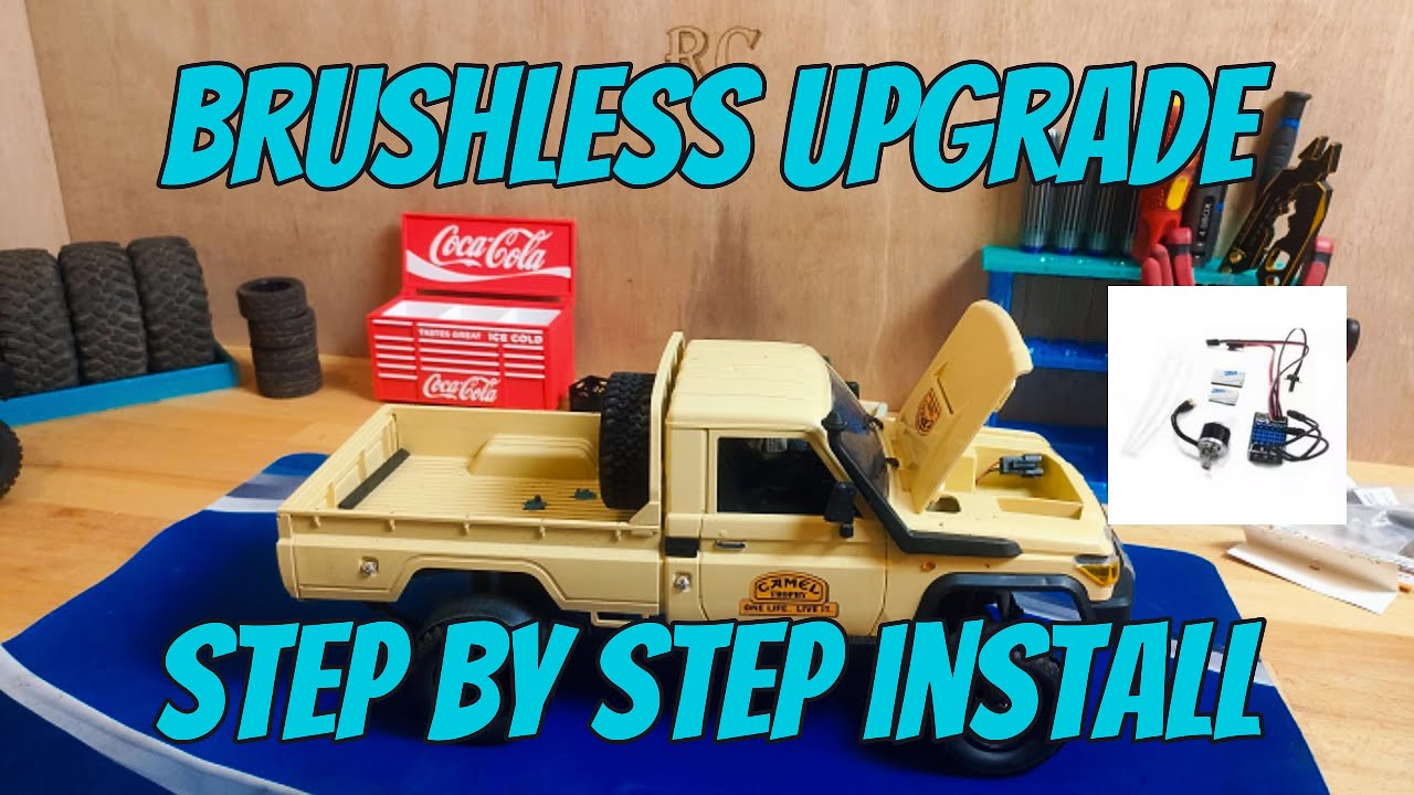 MN82 BRUSHLESS INSTALL GUIDE #rc  #MN82 #rchobby #rccars