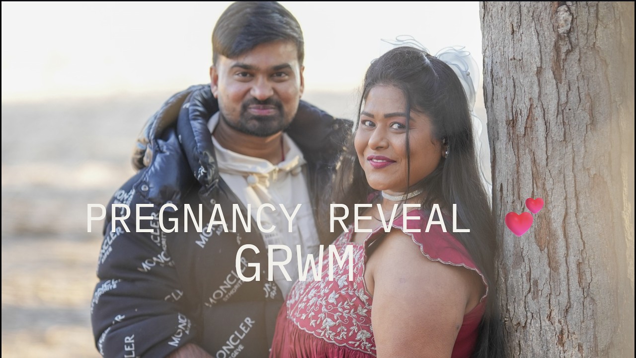 GRWM for My Pregnancy Reveal Photoshoot💕Stunning Location + Emotional Moments|Baby Announcement Vlog