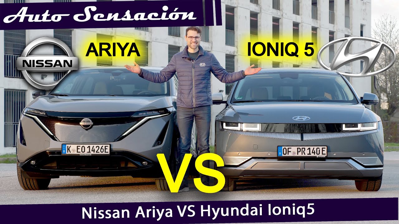 Compartiva Hyundai Ioniq5 2023 vs Nissan Ariya 2023.