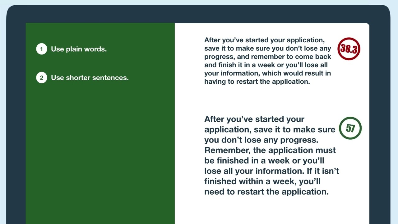 Five tips for writing more readable and accessible text