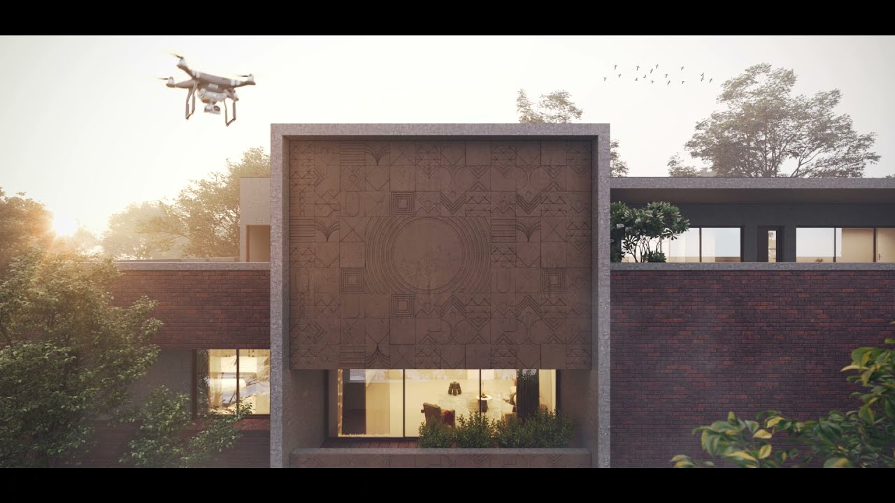 Private Bungalow Design @ Ahmedabad Render at Tripolystudio.com Provide 3d Walkthrough &  Animation