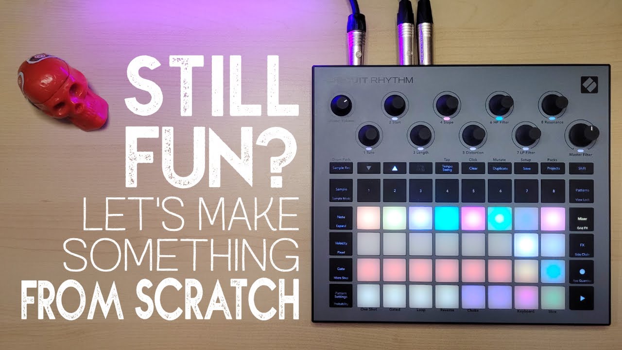 Is this sampler still fun? Let's Make Something from Scratch on the Circuit Rhythm #novationcircuit
