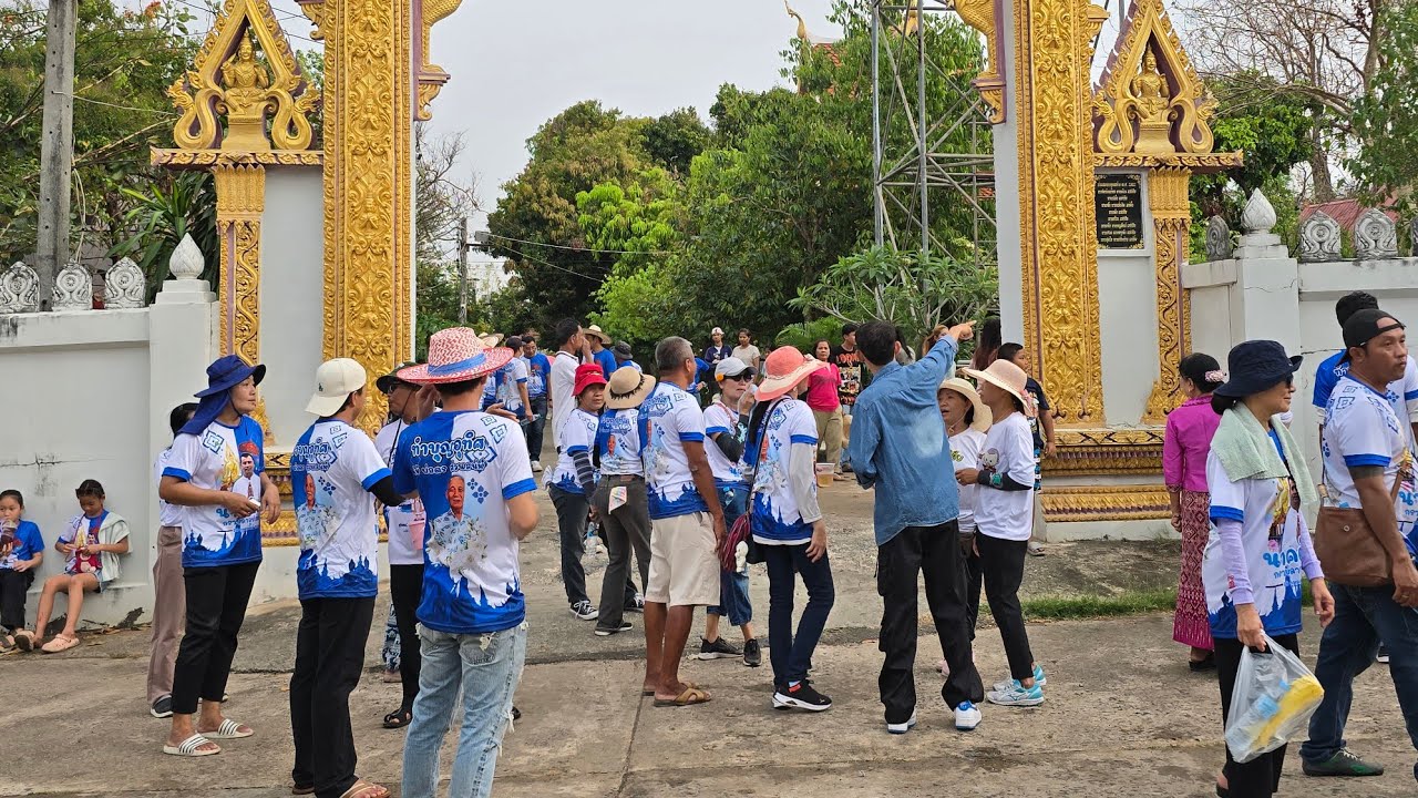 แห่งานบุญวัดบูรพารามใต้ อ.ทรายมูล จ.ยโสธร ประเพณี