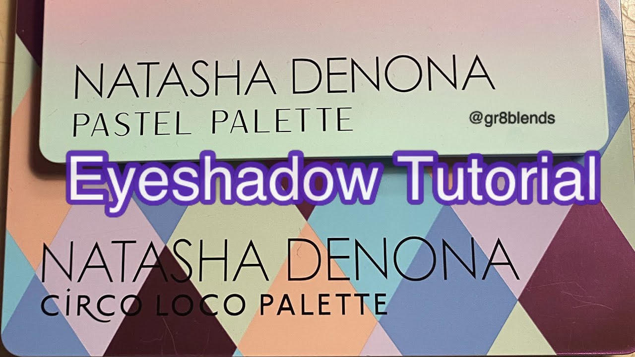 NATASHA DENONA CIRCO LOCO & PASTEL PALETTE (BLURPLE EYE-LOOK) | blue and purple eyeshadow tutorial