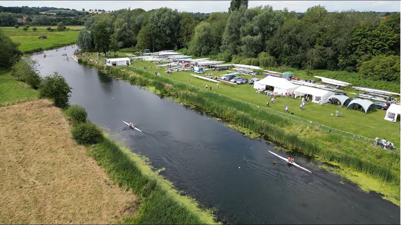 Sudbury regatta 2024 by drone.