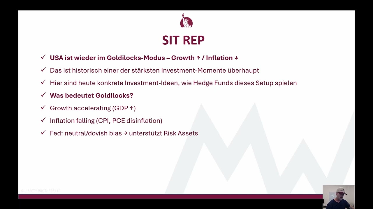TRADERS COFFEE WITH JAY #18 &ndash; Goldilocks-Playbook: Tech, Bonds, FX &ndash; klar erkl&auml;rt, sofort umsetzbar