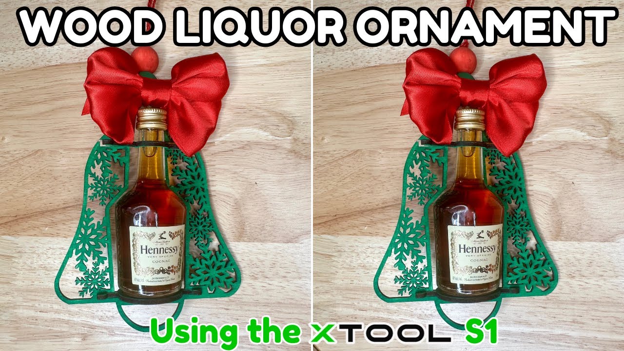 Liquor Bottle Holder Ornament - 31 Uploads in 31 Days - Day 2