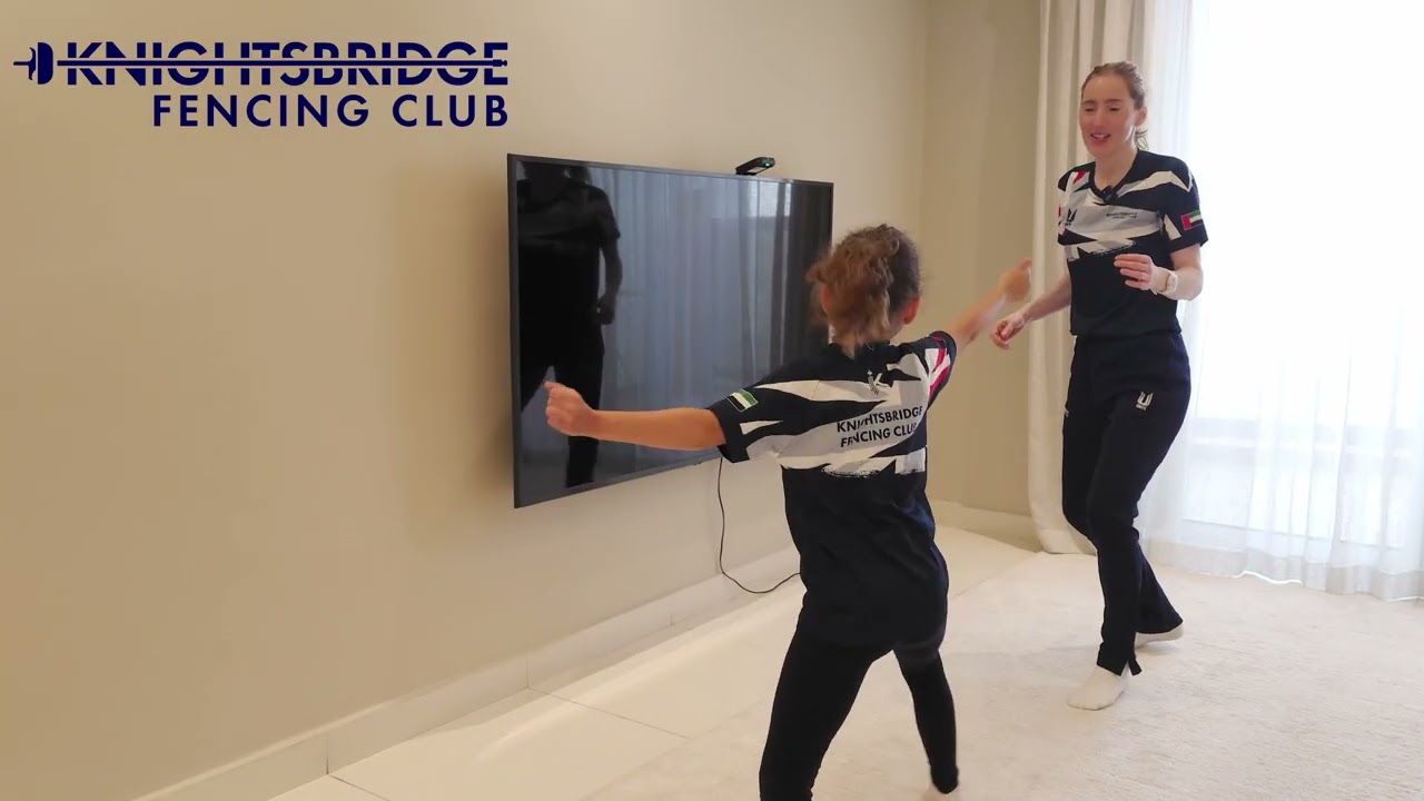 Home Fencing Fitness for Kids - The Foot work