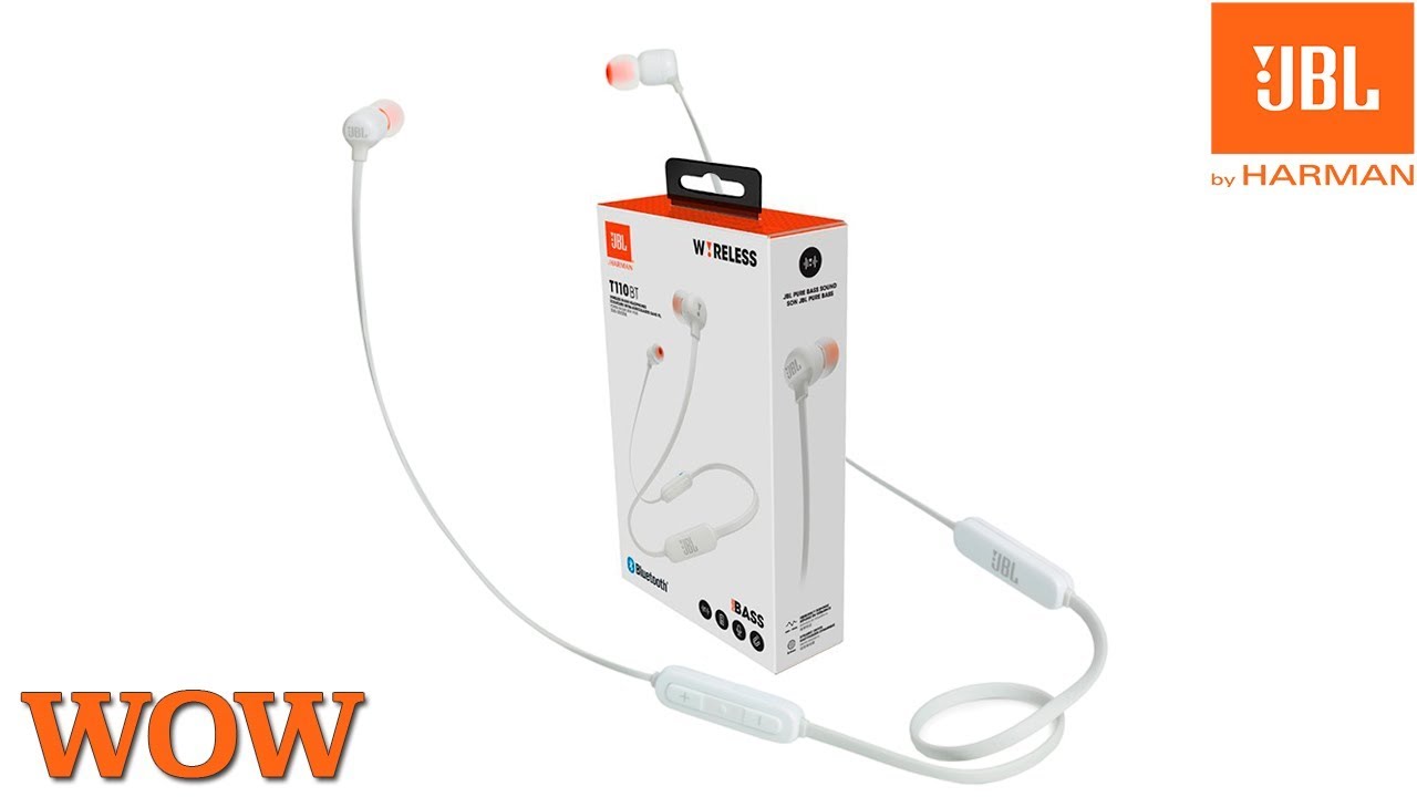 Обзор недорогой Bluetooth гарнитуры JBL T110BT
