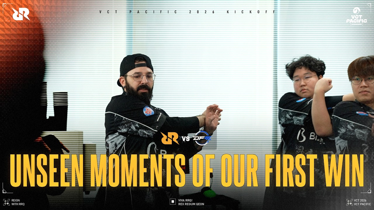 FIRST MATCH, FIRST WIN, BEHIND THE SCENES | VCT PACIFIC KICKOFF 2026 | RRQ VALORANT