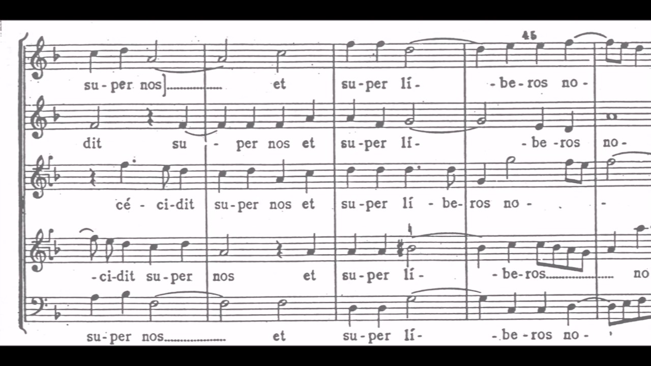 G. P. da Palestrina - TRIBULATIONES CIVITATUM a 5 voci
