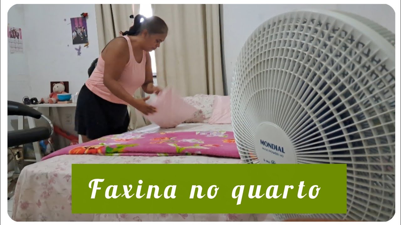 Faxina no meu quarto/ troca de roupa de cama 😄