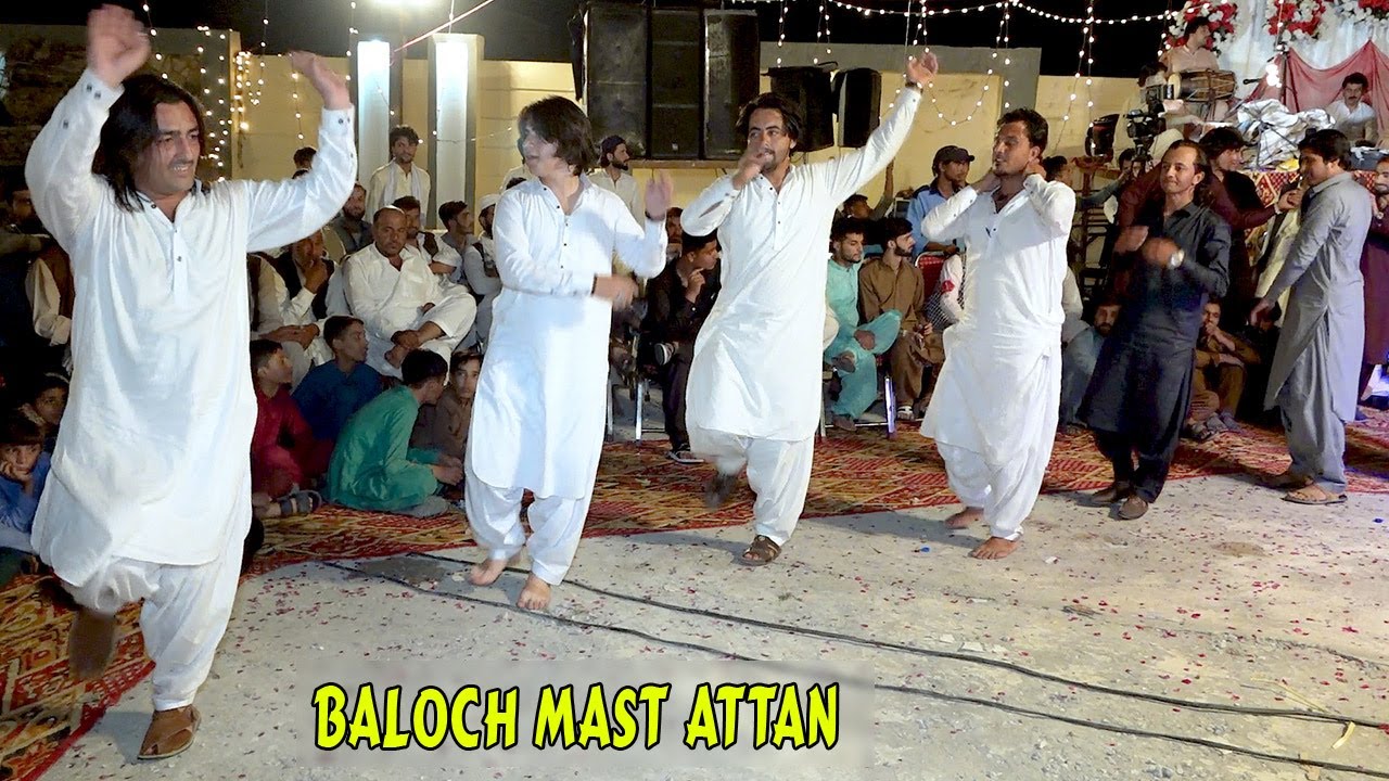 Noor Mohammad Katawazai Mast Attan songs - Khan Baloch Khana Tora Di Lunge - Baloch Mast Attan