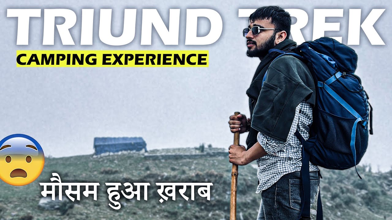 Triund Trekking and Camping | Snowfall ?  | Guide Charges and Expenses | Triund Top Vlog |