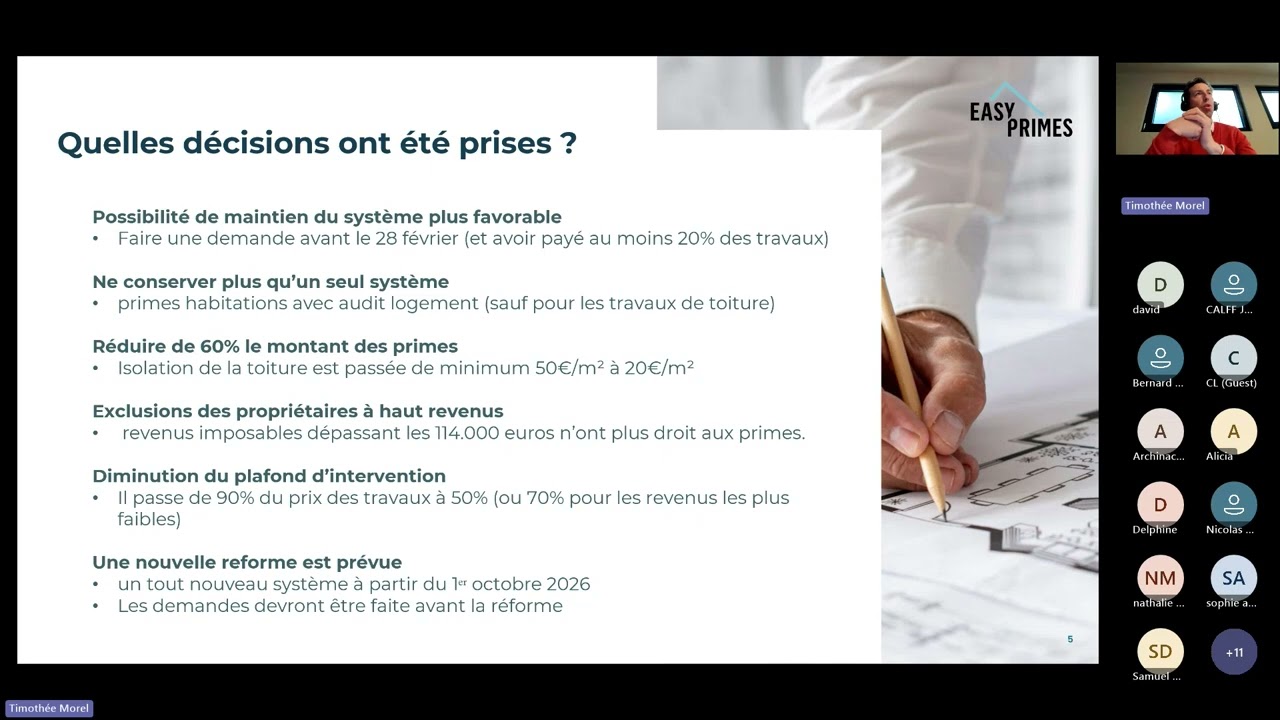 Adaptez-vous aux nouvelles primes rénovation en Wallonie (nouveau régime en vigueur pour 2025-2026)