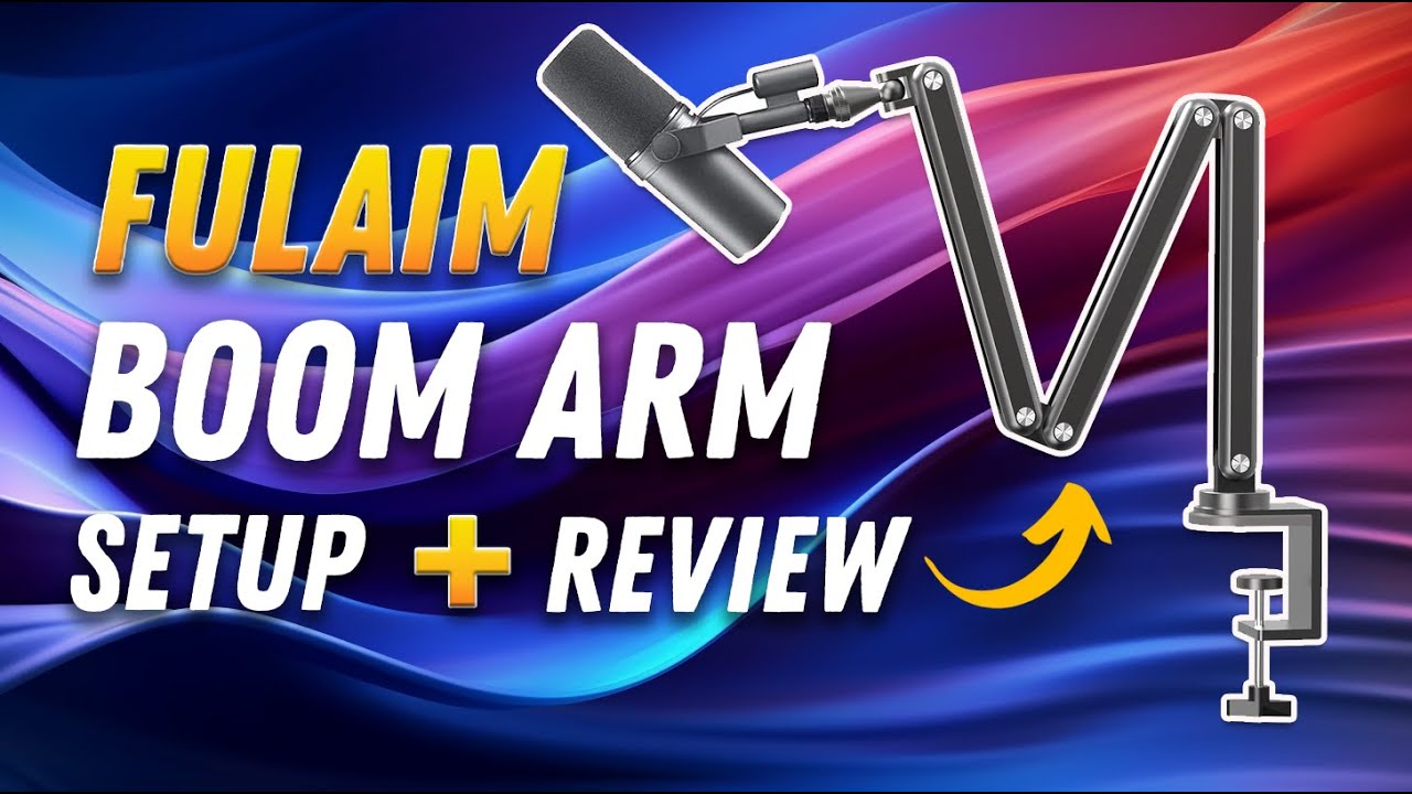 🦾 FULAIM X36 Boom Arm: Unboxing, Review & Setup Tutorial!