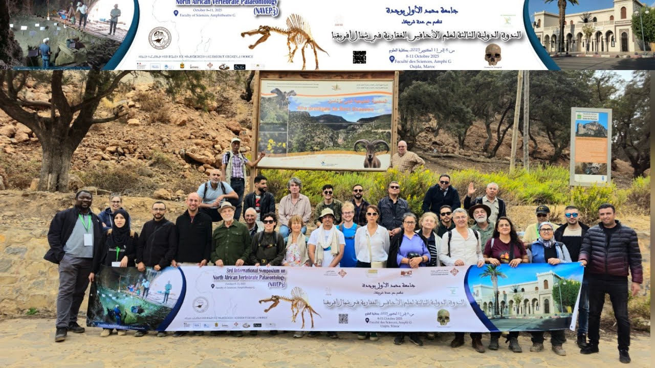 NAVEP-3 VISITE  DE LA GROTTE DU CHAMEAU ZEGZEL MAROC ORIENTAL 