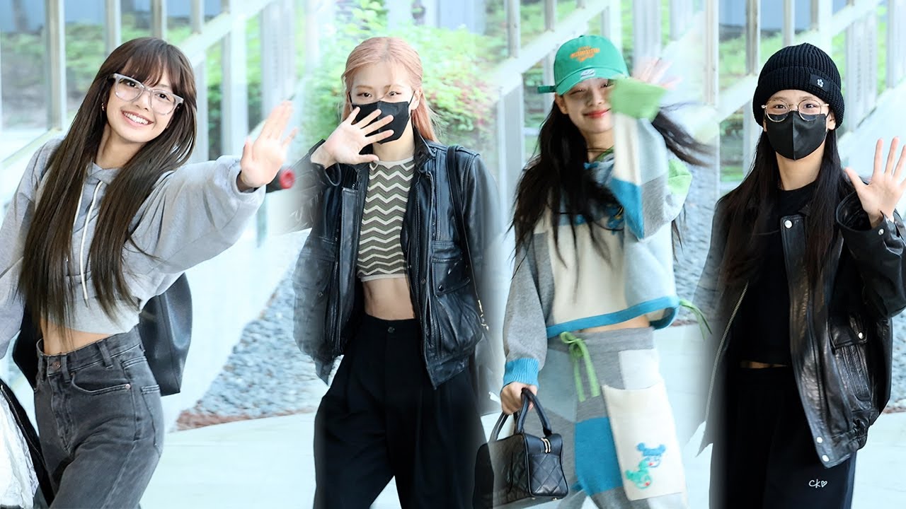BLACKPINK 블랙핑크 전용기 출국 Departure | SGBAC • 230512
