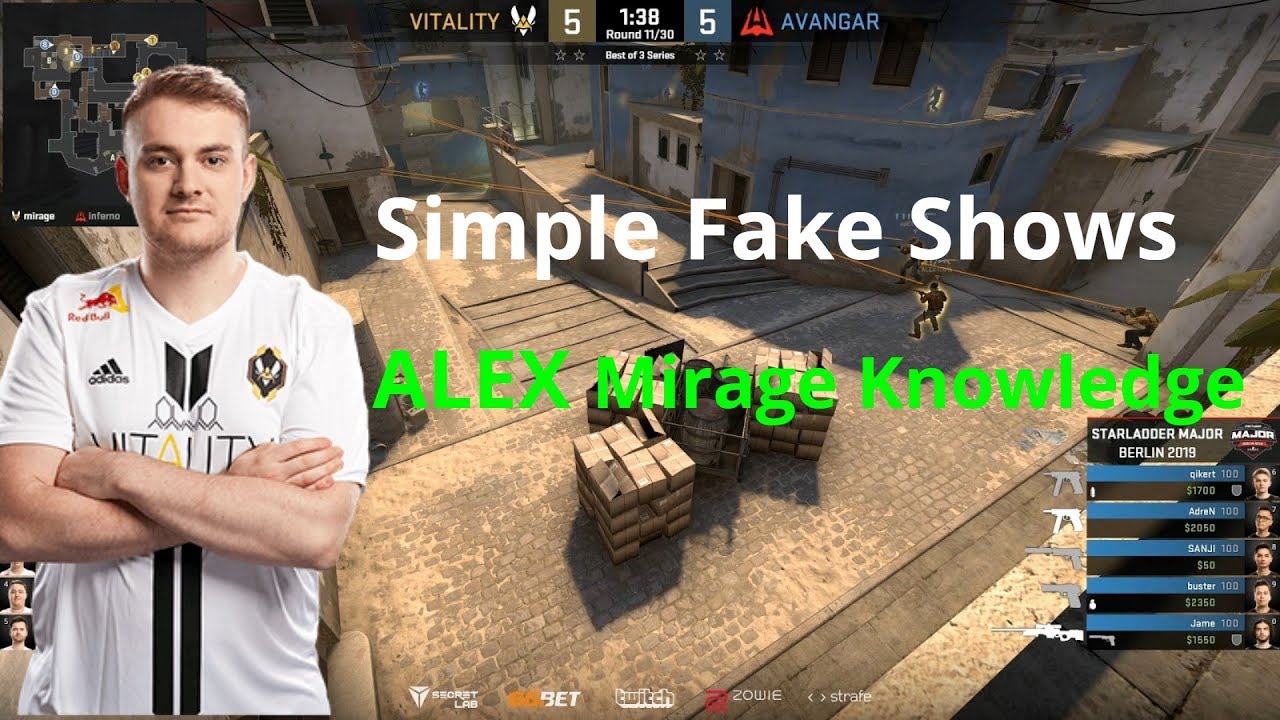 Simple Fake into Site Split Shows ALEX´S Knowledge of Mirage