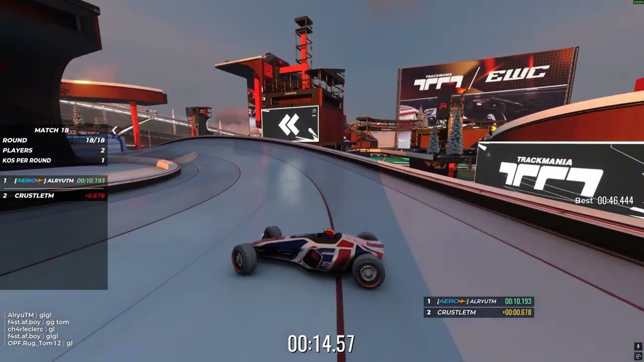 Trackmania - I managed to win COTD on an ice track (div 18)!