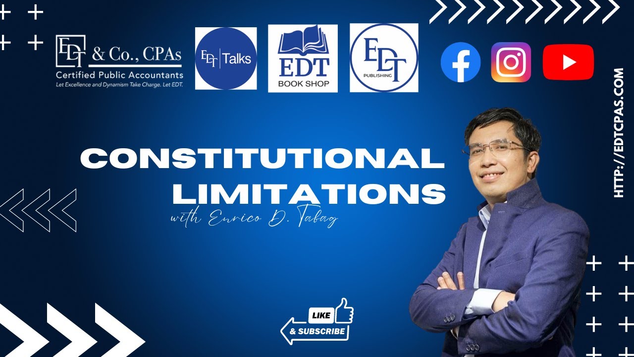 Constitutional Limitations Part 1 of 3
