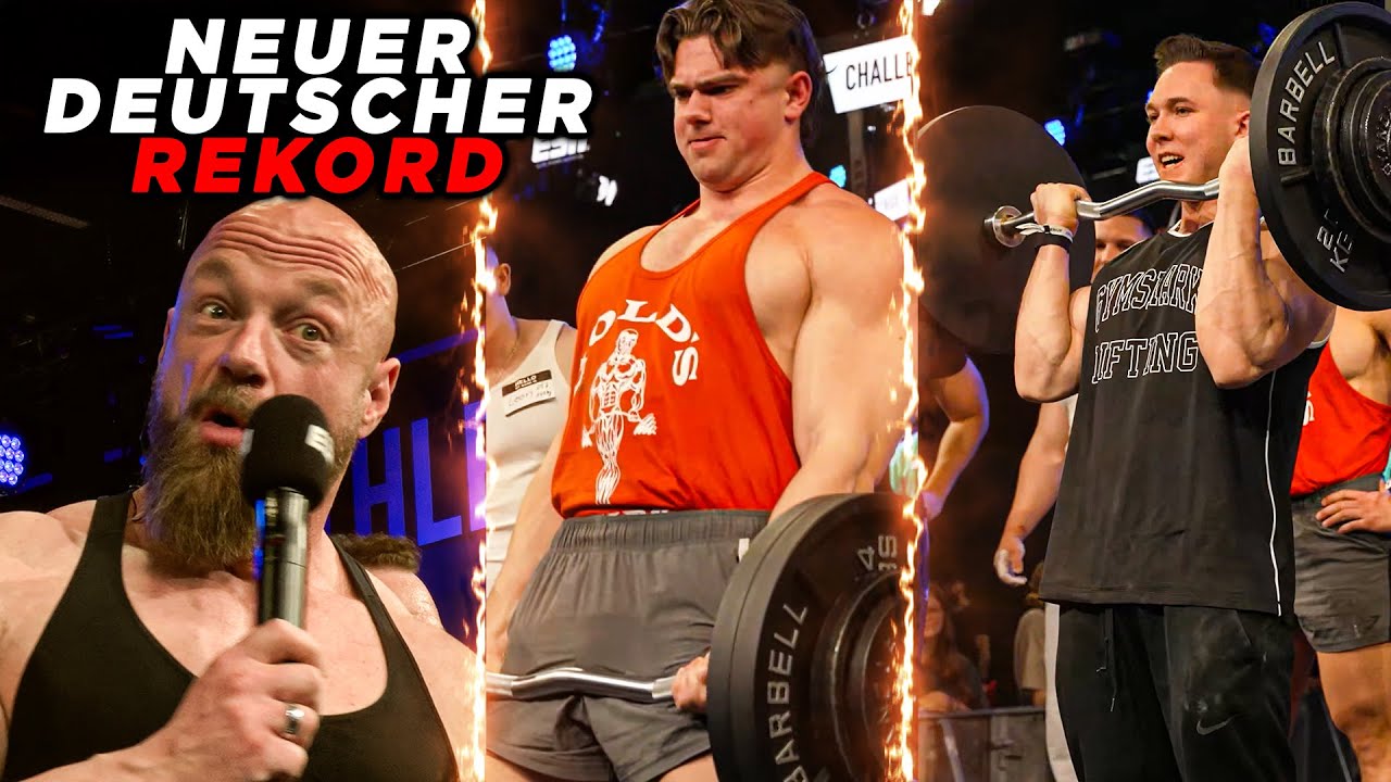 Neuer Deutscher Rekord auf der Fibo - Cheating Curl Wettkampf