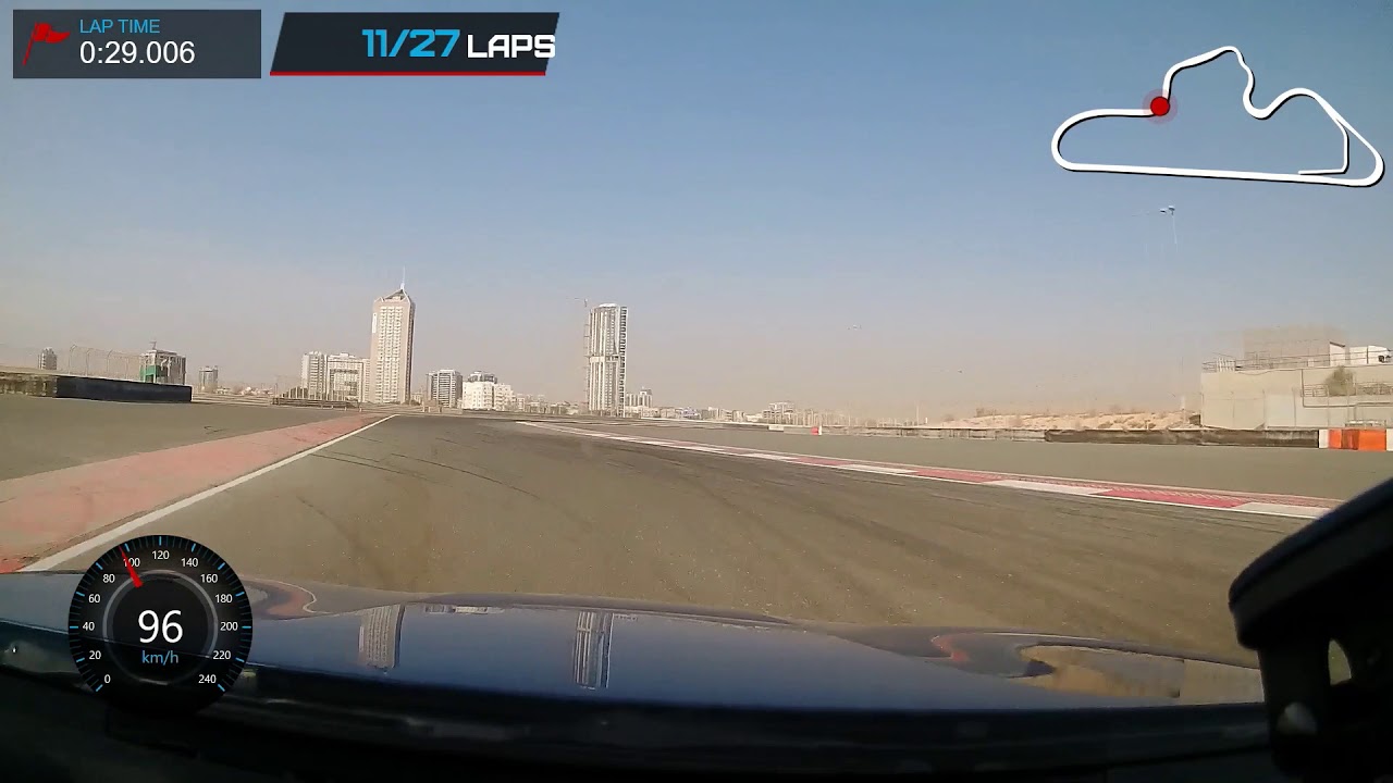 Dubai Autodrome Club Circuit run 1.13.9s