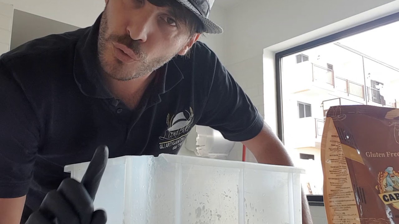 Impasto senza glutine con la tecnica del poolisch