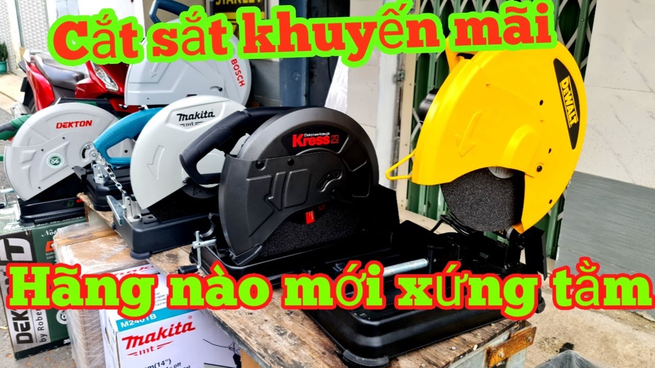Các dòng máy cắt sắt khuyến mãi sâu nhất |Máy Xây Dựng Hồng Nhiên
