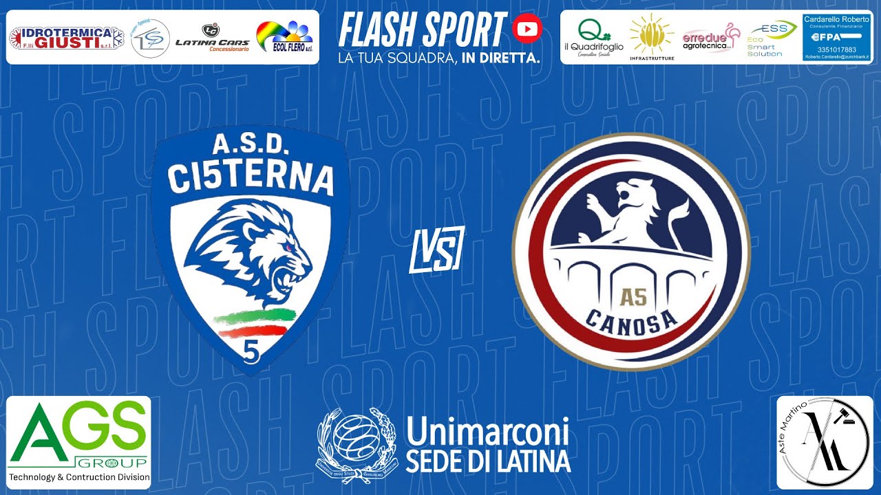 Cisterna5 9-6 Canosa Calcio a 5 | Serie A2 - 16ª Giornata | Highlights
