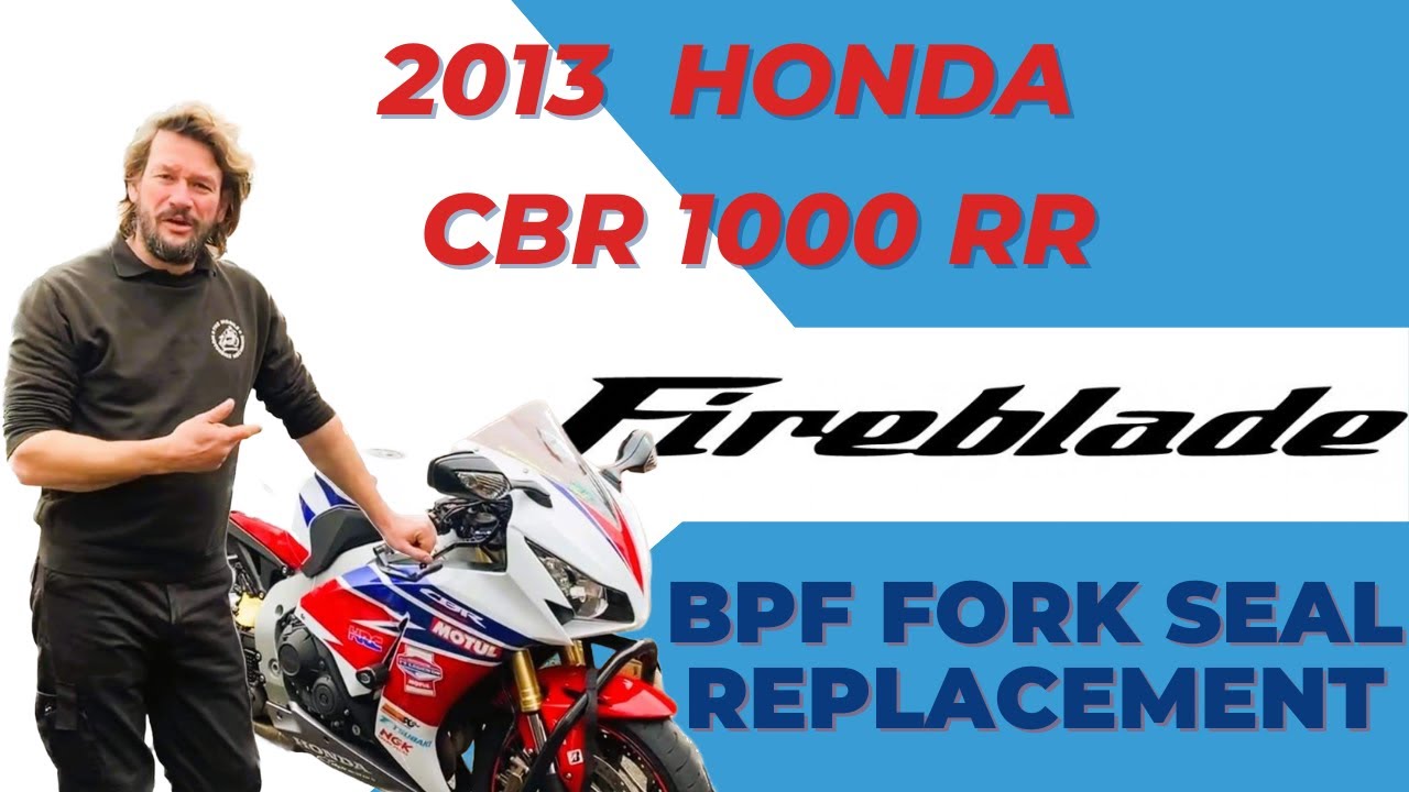 Замена большого поршневого уплотнения вилки на мотоцикле CBR 1000RR 2013 года
