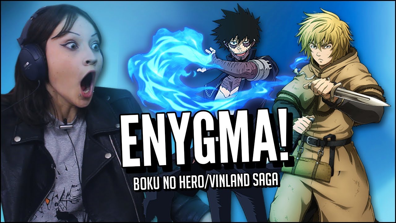 RAP DA LIGA DOS VILÕES (BOKU NO HERO) E RAP DO THORFINN (VINLAND SAGA) - ENYGMA (JOVENS REAGEM)