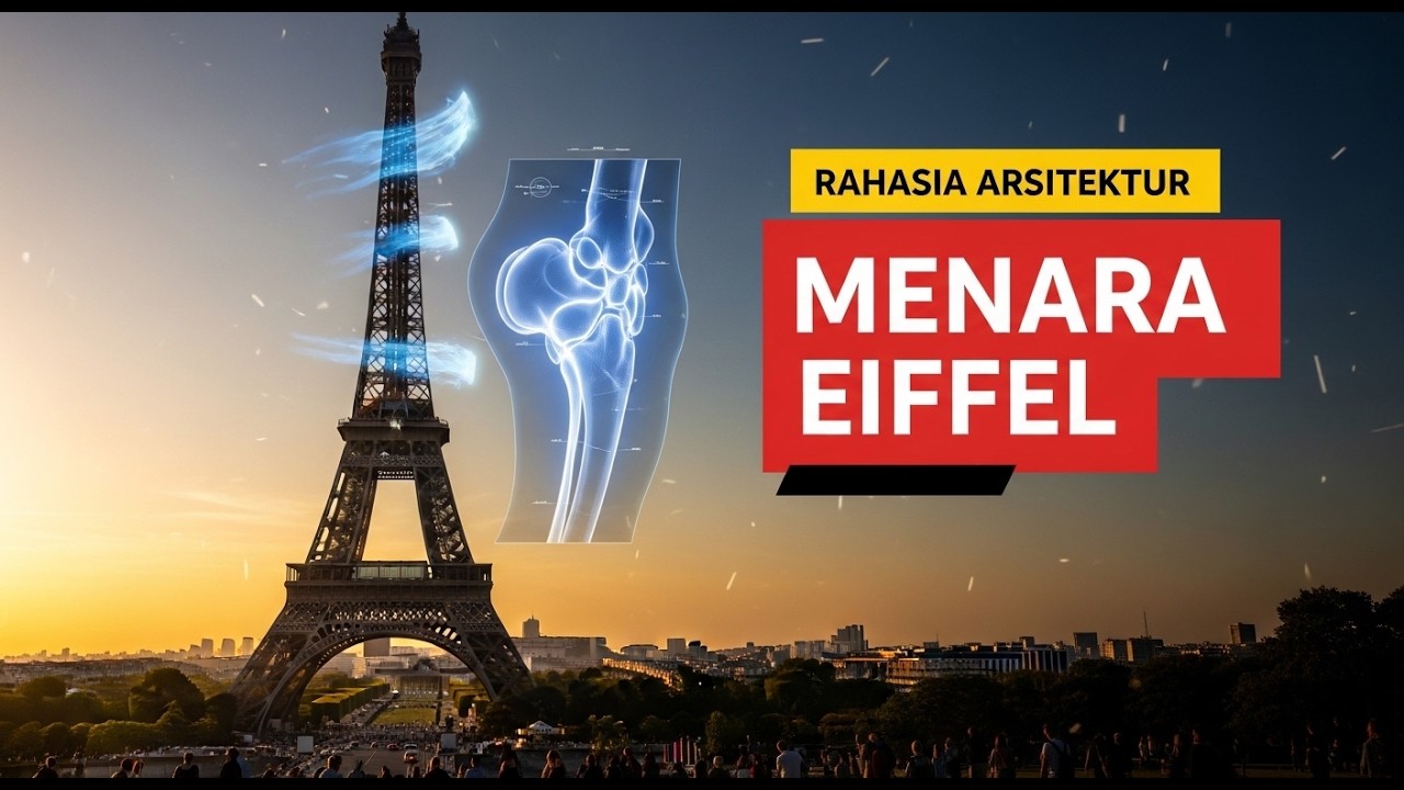 Fakta Menara Eiffel Meniru Anatomi Tubuh! Misteri Energi Piramida Giza