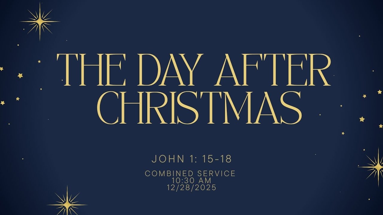 Fairfield Presbyterian Church, December 28, 2025, 10:30 AM  Service
