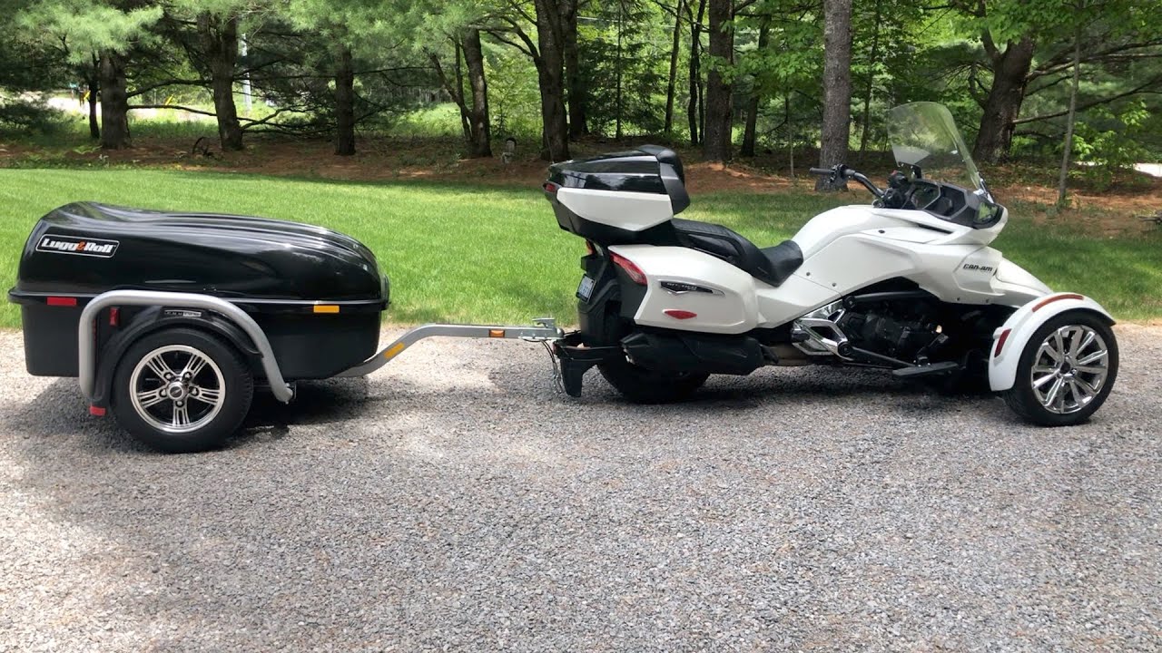 Тест-драйв прицепа Lugg & Roll на квадроцикле Can-Am Spyder F3. Дополнительное фаркопное устройст...