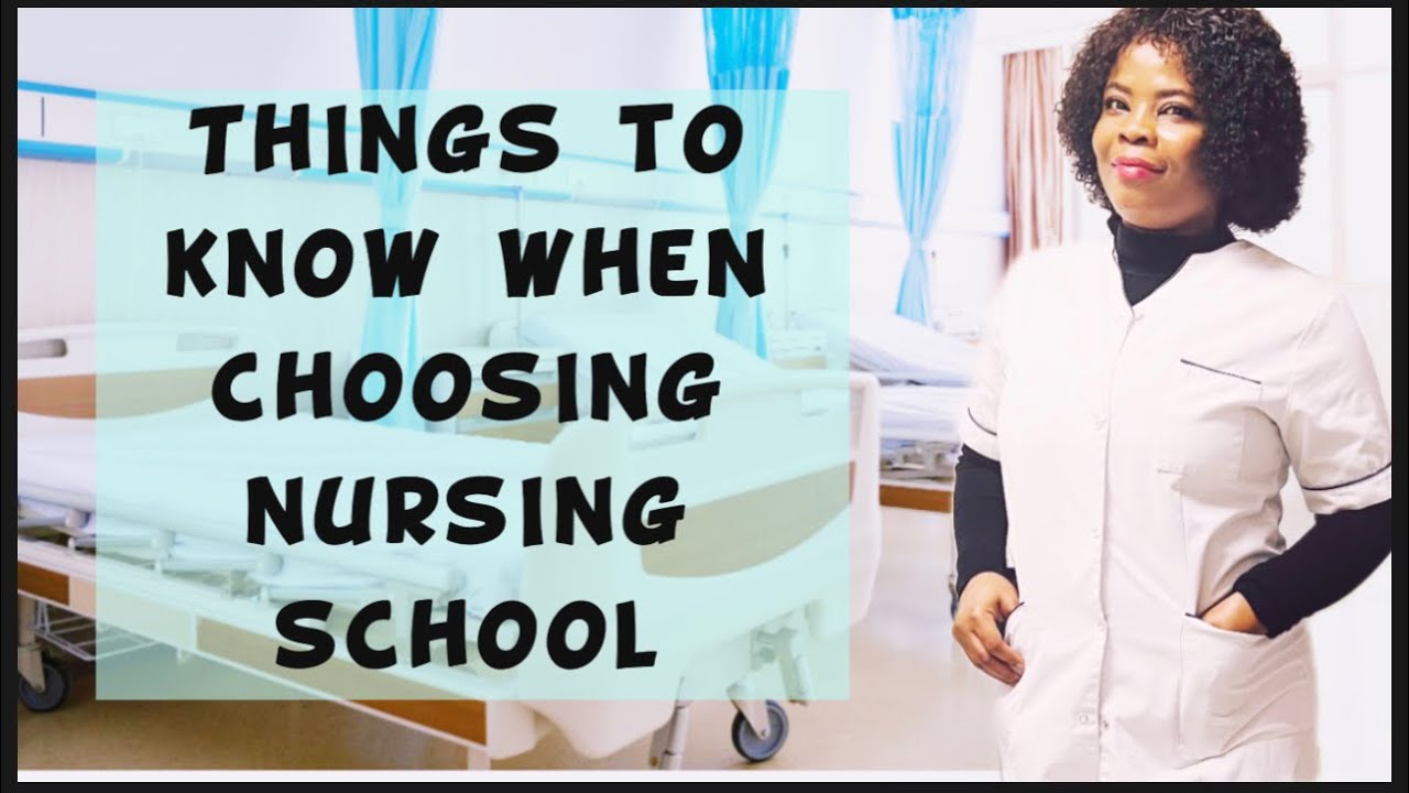 How to choose the right nursing school 