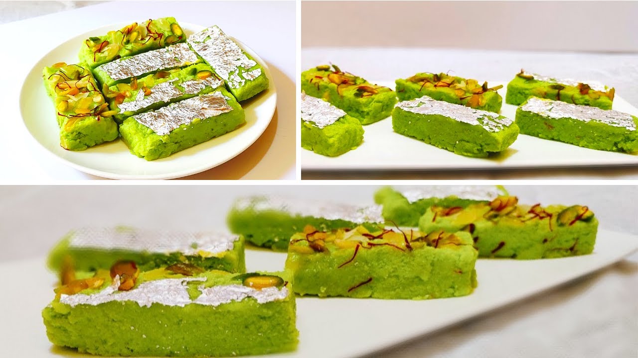 Pista Milk Cake | Pista Palkova | Pista Barfi | Pista Dessert Recipe | Pistachio Bars | Pista Peda