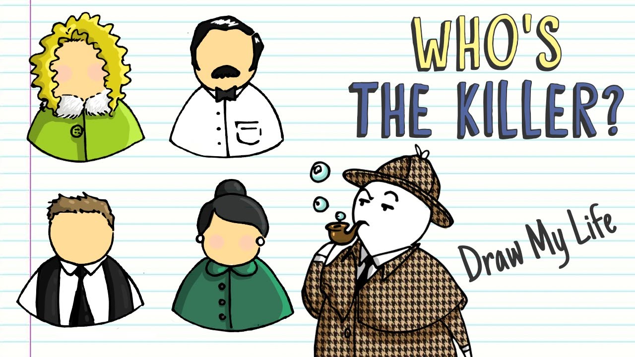 WHO’S THE KILLER | Draw My Life Impossible Riddles