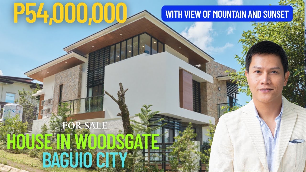 Baguio House & Lot for Sale | Woodsgate 5BR Luxury Home w/ Sauna & Jacuzzi — ₱54.8M (Camp 7, 2025)