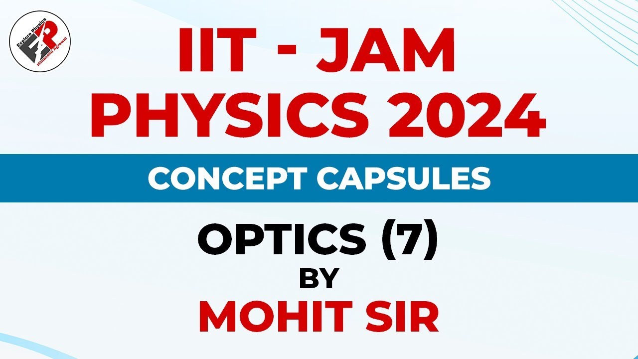 IIT JAM Physics 2024 | Concept Capsules | Optics | Question -07