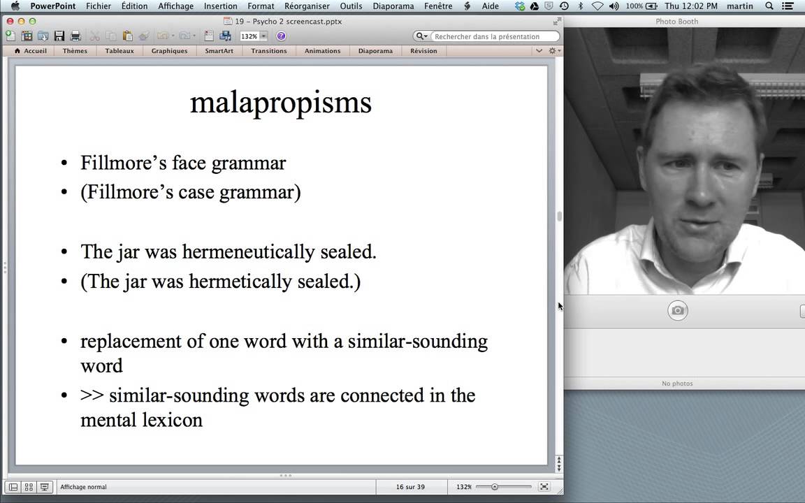Producing words and sentences