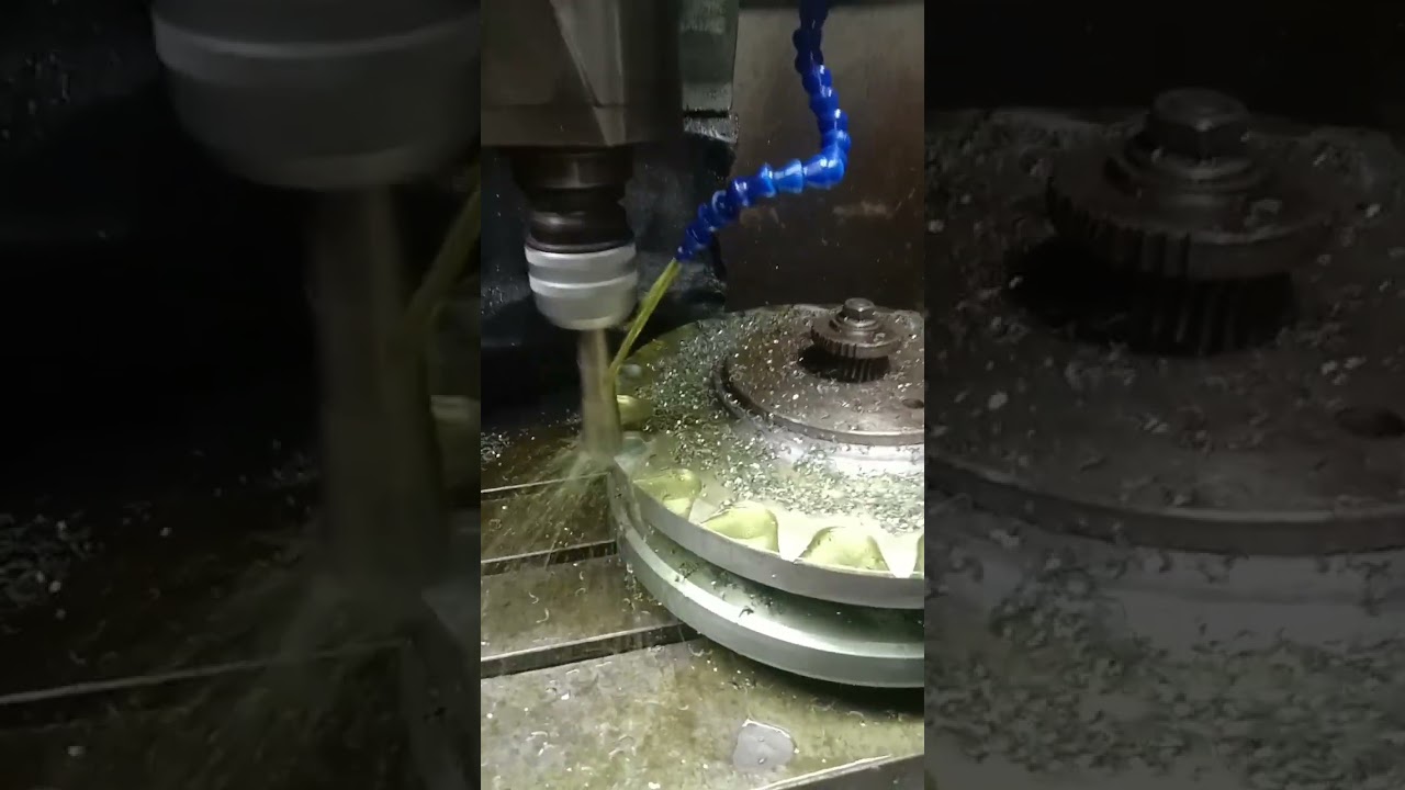 making a sprocket process in cnc machine.
