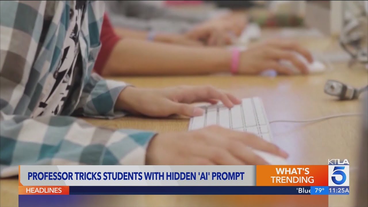 Professor tricks students with hidden AI prompt